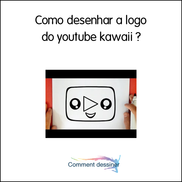 Como desenhar a logo do  kawaii 