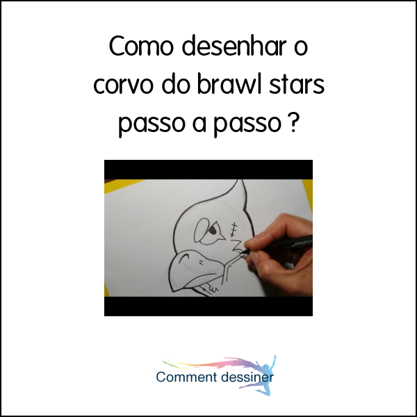Como Desenhar O Corvo Do Brawl Stars Passo A Passo Como Desenhar - como desenhar a penny coelho do brawl stars fotos