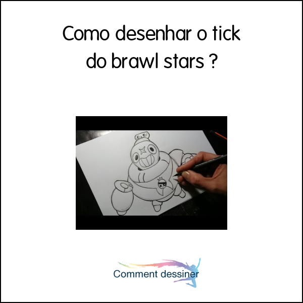 Como Desenhar O Tick Do Brawl Stars Como Desenhar - como transformar a palavra tick do brawl stars em desenho